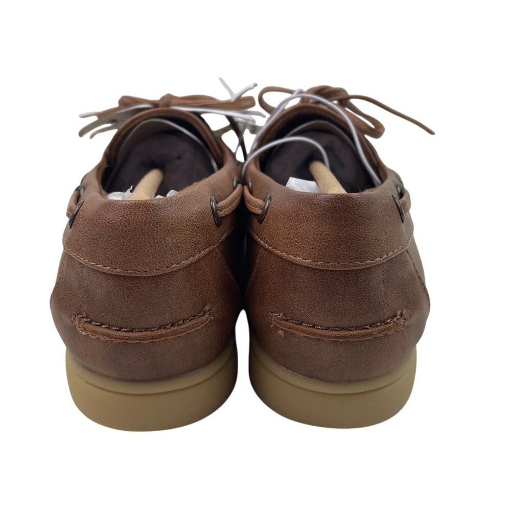 Falls Creek Shana Cognac Boat Shoes Loafers Womens Size 6M Memory Foam - Picture 5 of 8